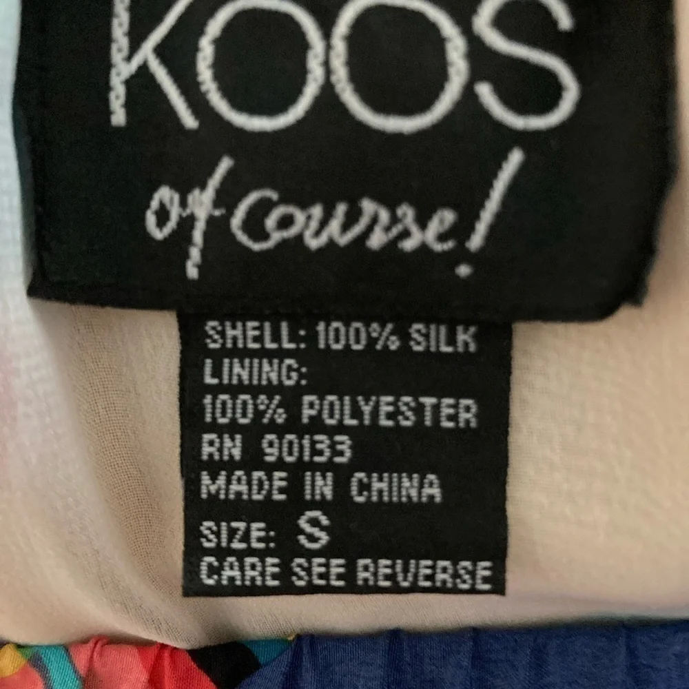 Koos of Course 3 piece outfit Vintage skirt cardigan tee shirt Small Medium - Picture 9 of 16
